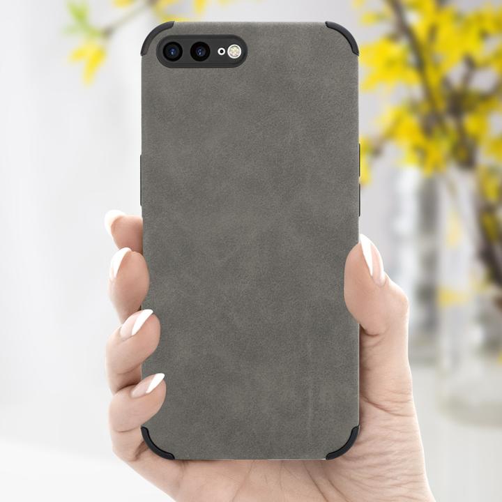 Actual product image Cadorabo Case for Apple iPhone 7 PLUS / 7S PLUS / 8 PLUS in TPU Matt Leather LM161 Style (Apple iPhone 7 Plus, Apple iPhone 7s Plus)