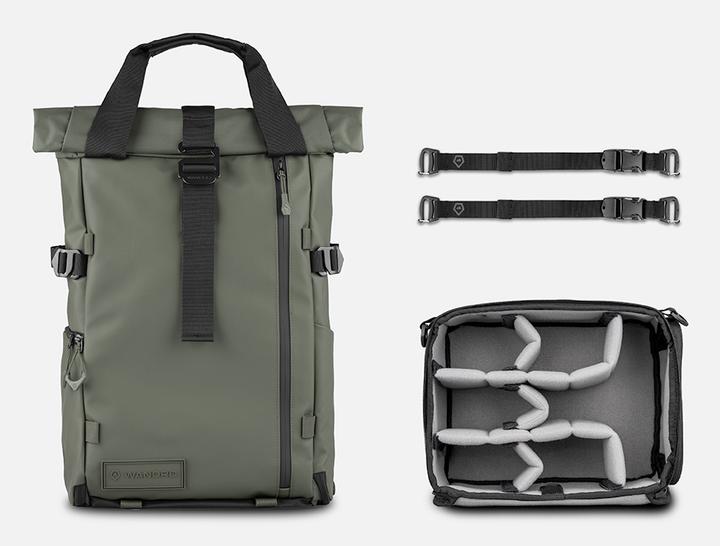 Actual product image Wandrd PRVKE 21L Wasatch Green Photo Bundle V4 (Photo backpack, 21 l)