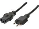 Actual product image Max Hauri TD appliance cable H05VV-F3G1.0 type 12 / C13 (4 m, Type 12)