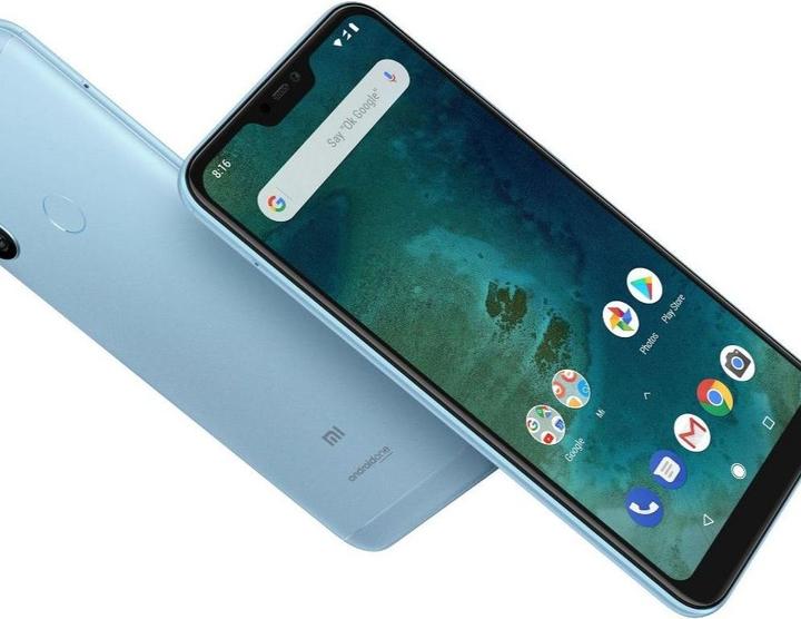 Actual product image Xiaomi Mi A2 Lite (32 GB, Blue, 5.84", Hybrid Dual SIM, 12 Mpx, 4G)