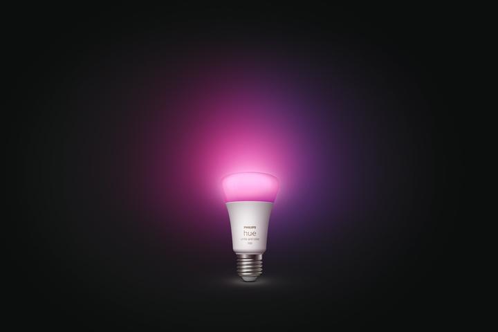 Actual product image Philips Hue White & Color Ambiance BT (E27, 9 W, 1100 lm, 1 x, F)
