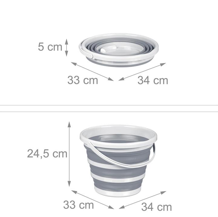 Actual product image Relaxdays Folding bucket (1 pcs.)