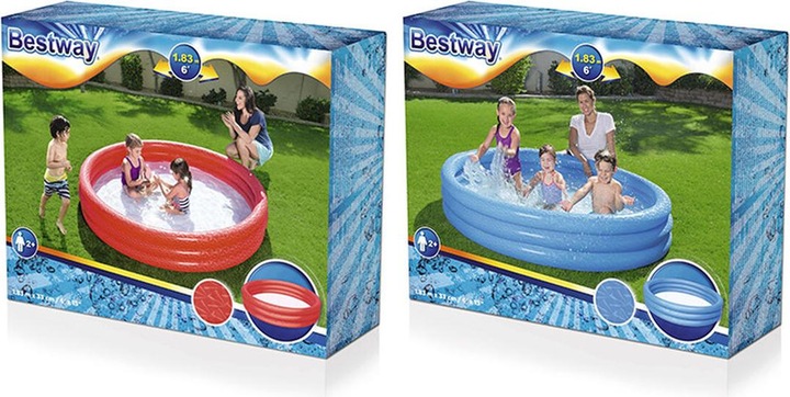 Image du produit Bestway Piscine 183x33cm 3ring PVC