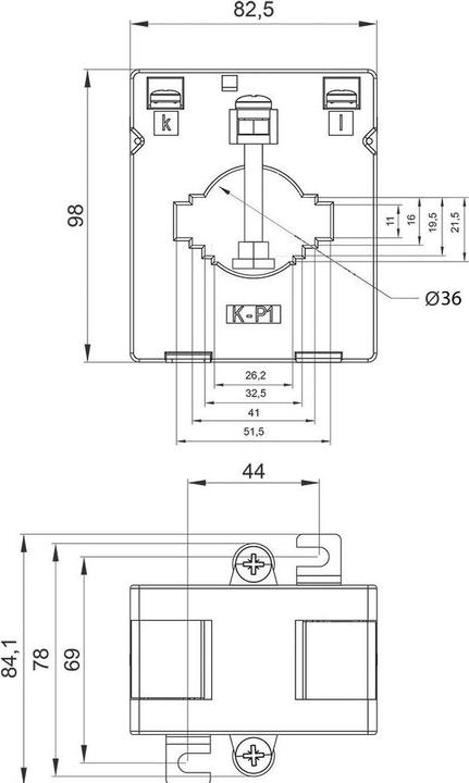 Actual product image Siemens Current Transformer, 500/1 A, 5 VA