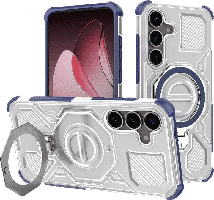 Produktbild Techsuit - Carbon Shield PRO - Samsung Galaxy S25 - Blue Transparent (Samsung Galaxy S25)