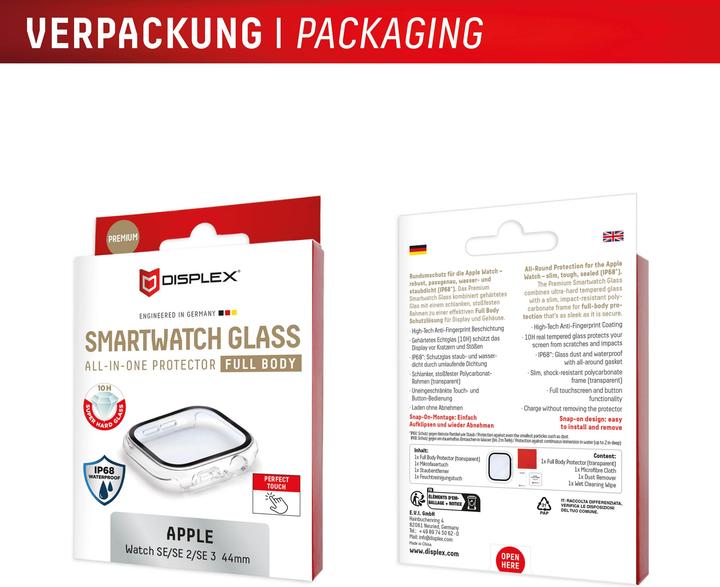 Produktbild Displex Full Body Schutzglas, Full Body Watch Glass
