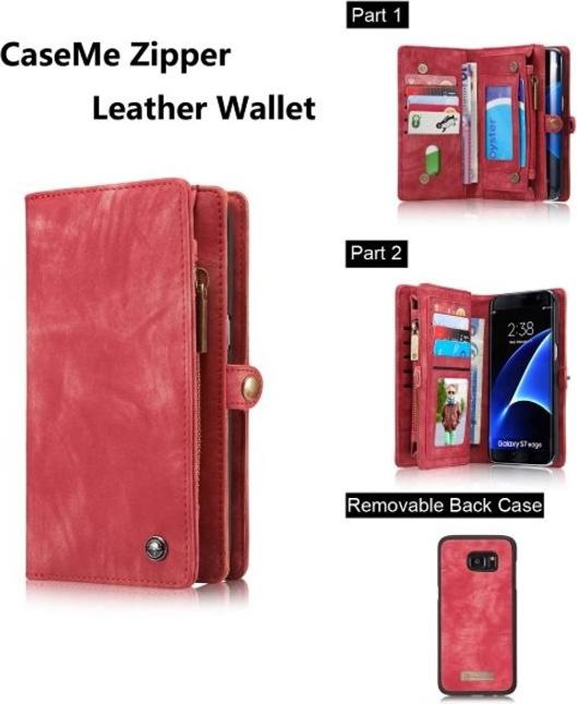 Image du produit Caseme Porte-monnaie en cuir avec pochette plastique (Samsung Galaxy S7 Edge)