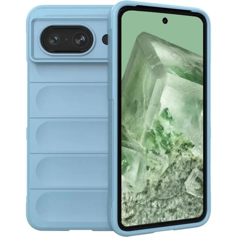 Screenguard CloudCase Google Pixel 8 TPU Hülle (Google Pixel 8), Smartphone Hülle, Blau