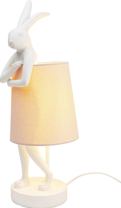 Image du produit Kare Design Lampe de table Animal Rabbit blanc/rose 50cm (E14)