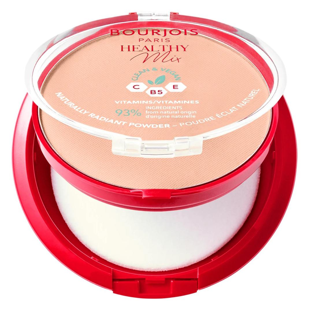 Bourjois, Gezichtspoeder, Gezonde Mix Schoon & Vegan Natuurlijk Stralend Poeder (03 Rose Beige)