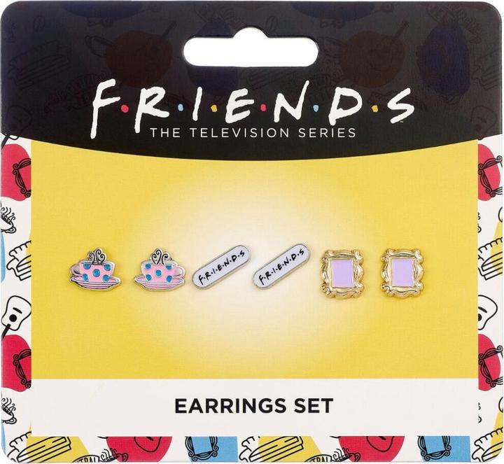 Produktbild Carat FRIENDS - Set de 3 Boucles d'oreilles (Zink- und nickelfrei, Versilbert und emailliert)