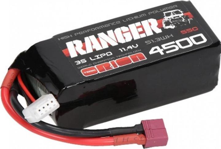 Produktbild Team Orion 3S 55C Ranger Crawler HV Shorty LiPo Battery (11.4V/4500mAh) (11.40 V, 4500 mAh)