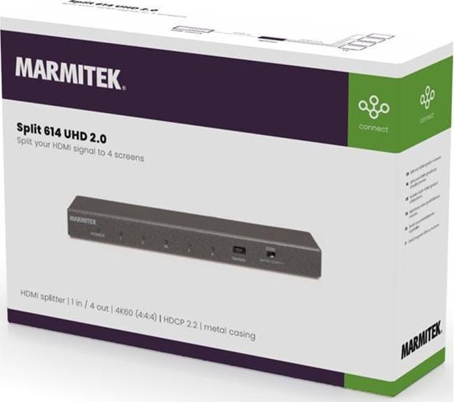 Immagine prodotto Marmitek Distributore HDMI Split 614 UHD 4K