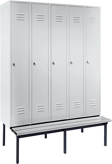 Actual product image Wolf Clothes locker with bench underneath (150 cm, 214 cm)