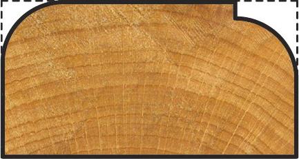 Produktbild wolfcraft 1 Abrundfräser HM S=8mm ø25,4x11,8mm