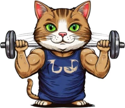 Image du produit Bügelbilder Bügelbild Pumping-Cat (1 pcs)