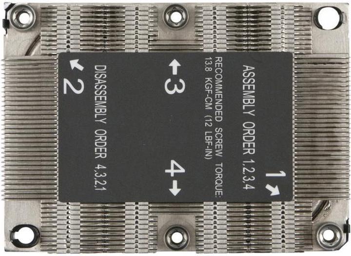Actual product image Supermicro 1u Passive Cpu Heatsink (25.50 mm)