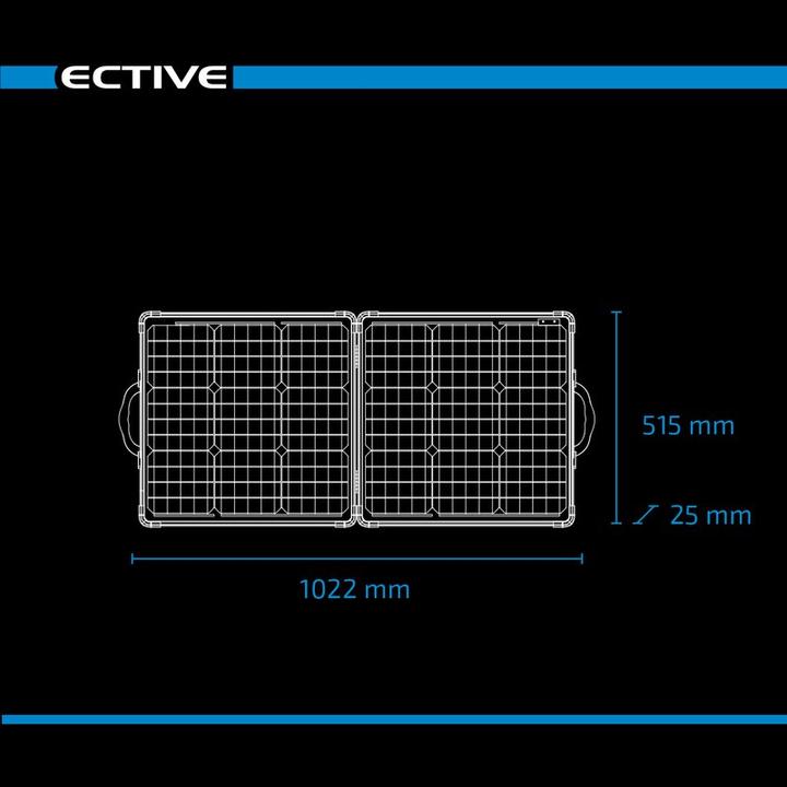 Produktbild Ective SunBoard 80W Solarkoffer 12V Solartasche faltbares Solarpanel Solarmodul (80 W, 4.50 kg)