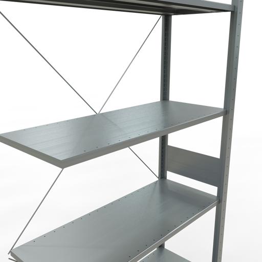 Actual product image Schulte Lagertechnik MULTIplus85 boltless bay system with cross brace