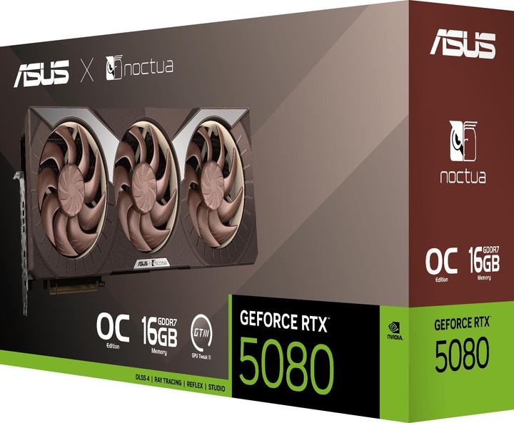 Actual product image ASUS GeForce RTX 5080 Noctua OC Edition (16 GB)