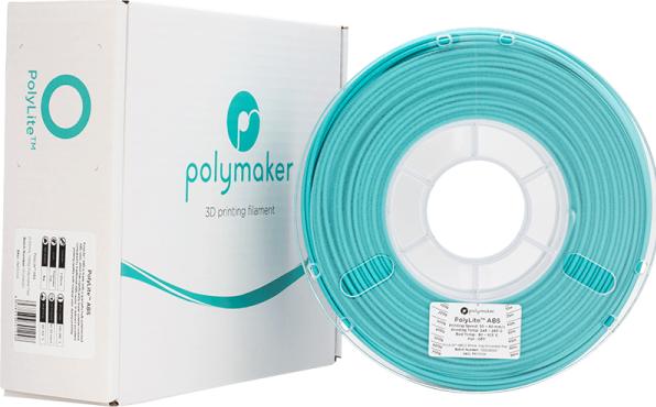 Produktbild Polymaker PolyLite ABS - Teal - 2.85mm (ABS, 2.85 mm, 1000 g, Türkis)