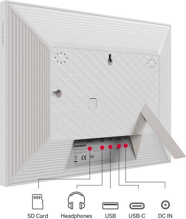 Produktbild Thomson 10" Smart Photo Frame - Black (10.10", 1280 x 800 Pixel)