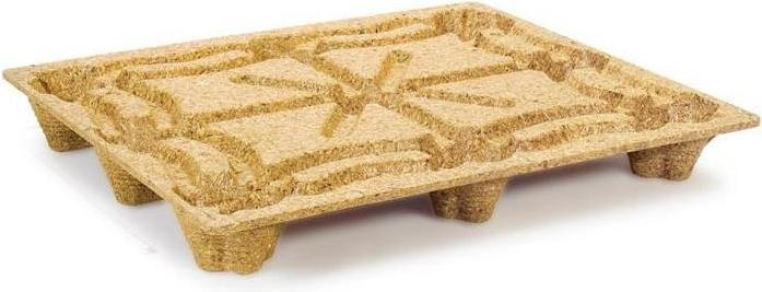 Actual product image Inka Pressed wood pallet dimensions 1000x1200mm load capacity 900kg industrial format wood brown