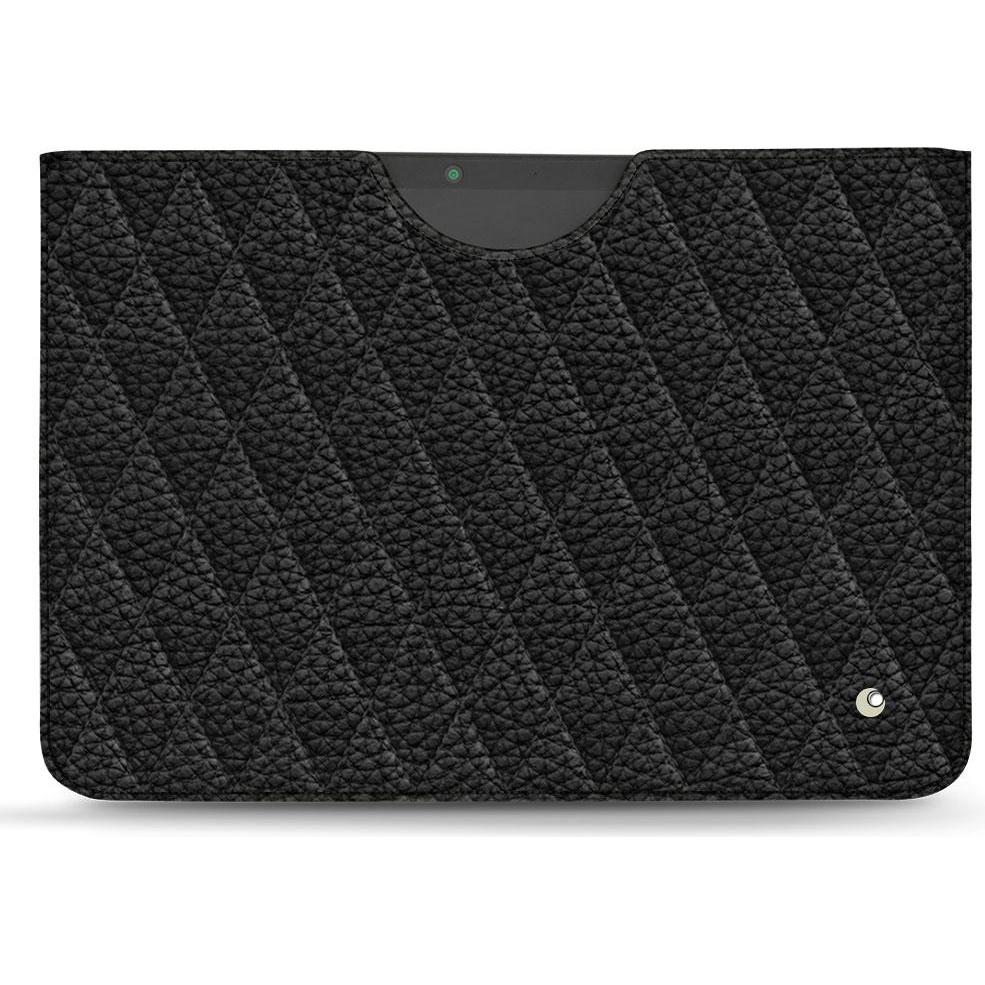 Noreve Lederschutzhülle (Microsoft Surface Pro X), Tablet Hülle, Schwarz