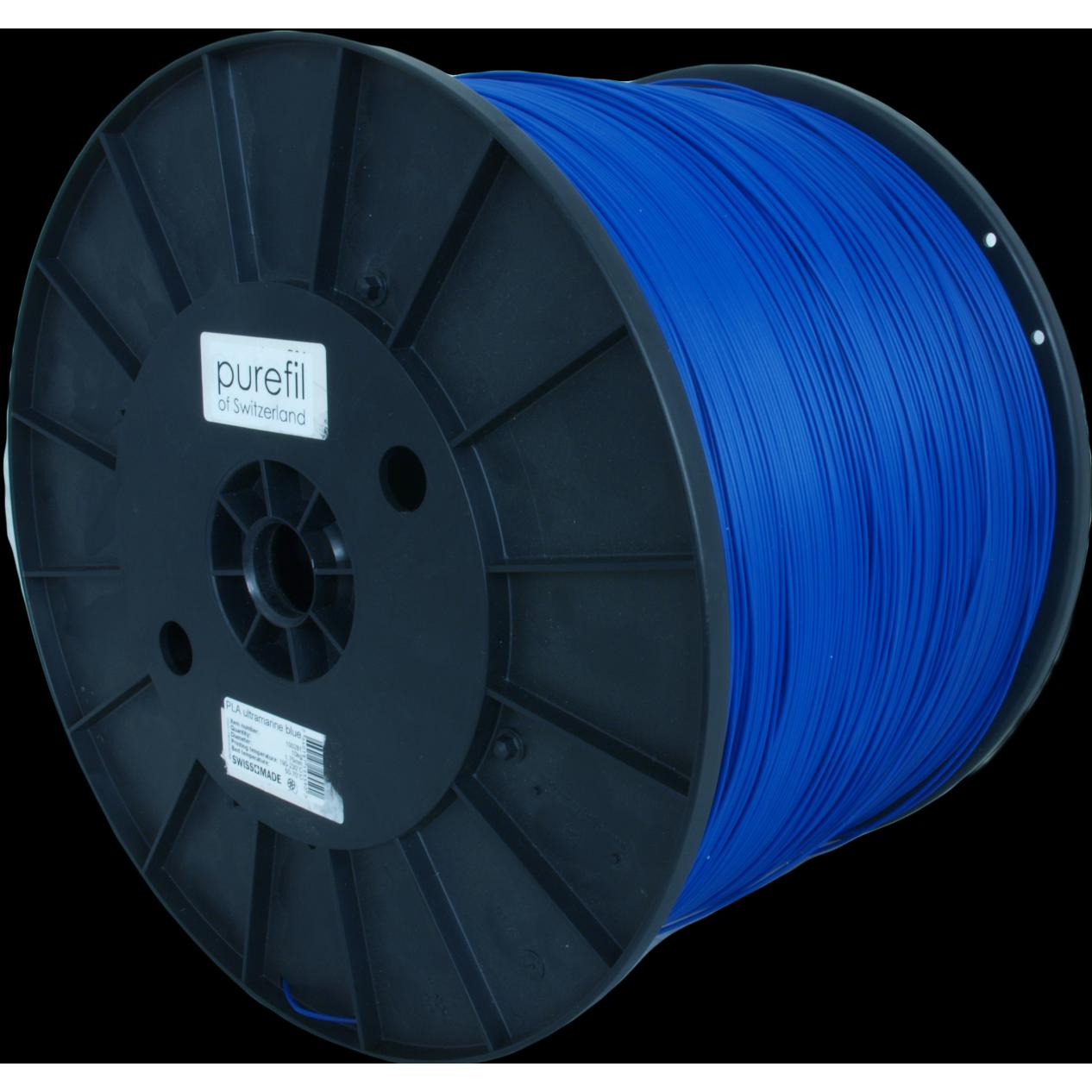 Purefil PLA Filament (PLA, 1.75 mm, 10000 g, Blau), 3D Filament, Blau