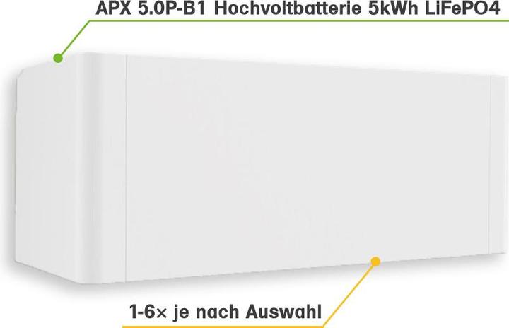 Growatt APX 5kWh Batteriesystem mit BMS P2 für MOD-XH BP-Wechselrichter
