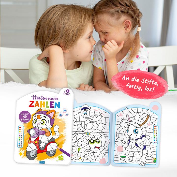 Produktbild Malen nach Zahlen 4. Level Malbuch