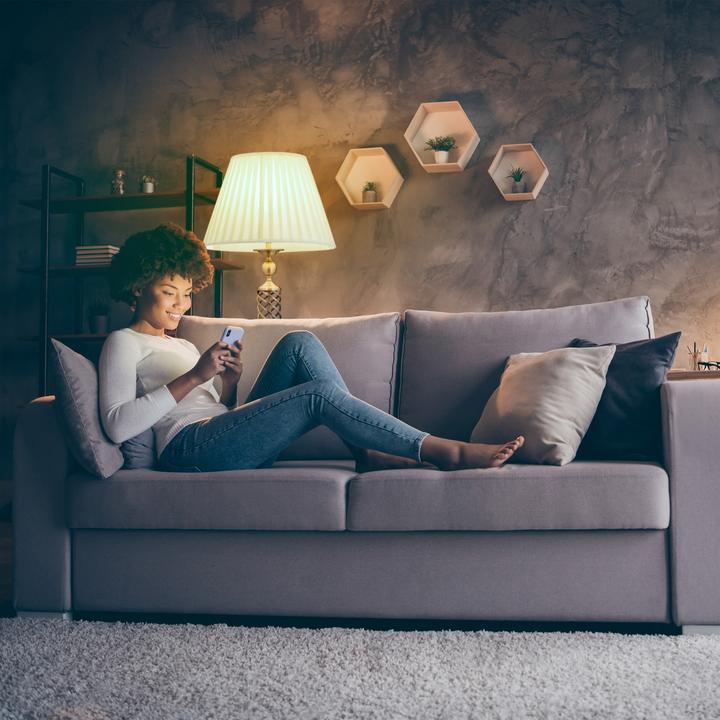 Image du produit Relaxdays Lampe-sur-pied (E27)