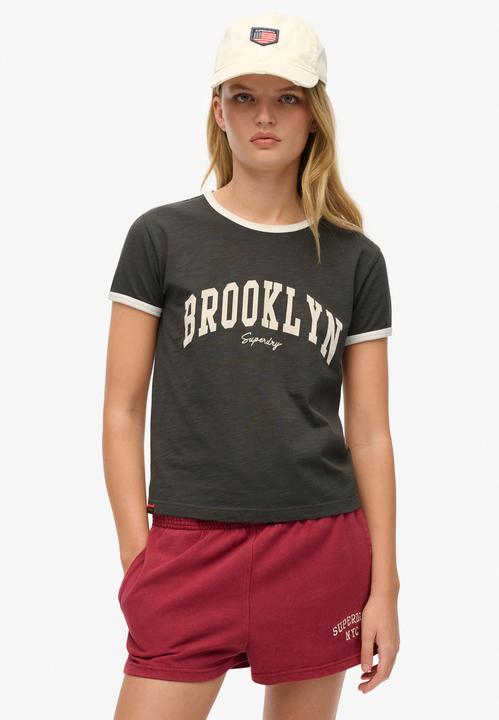 Produktbild Superdry Tailliertes Athletic Essential Ringer-T-Shirt (10XL)