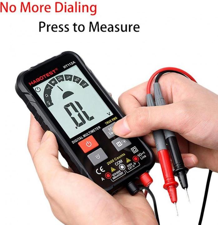 Produktbild Habotest HT112A True RMS Digital Universal Multimeter (CAT III 600V)