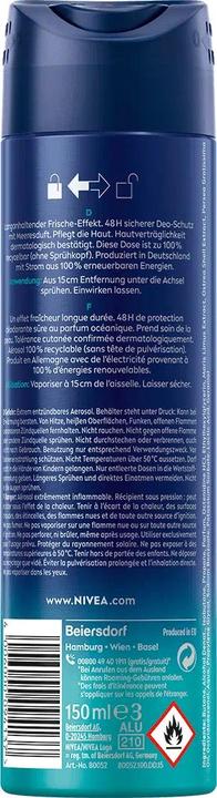 Actual product image NIVEA MEN Fresh Ocean Spray (Spray, 150 ml)