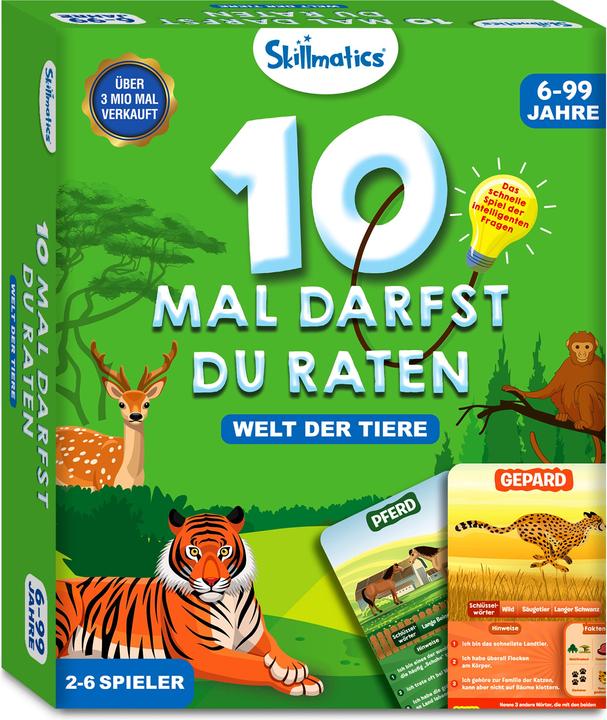 Produktbild HCM Kinzel 10 Mal darfst du raten - Welt der Tiere (Deutsch)