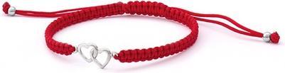 Actual product image Beneto Exclusive - Cord red kabbalah bracelet Heart AGB547