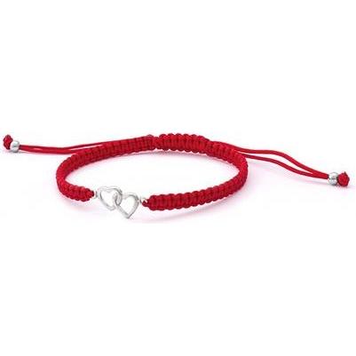 Beneto, Armschmuck, Exclusive - Cord red kabbalah bracelet Heart AGB547