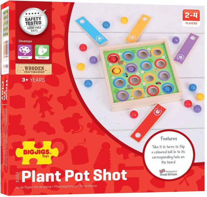 Actual product image Bigjigs Houten Planten Schietspel