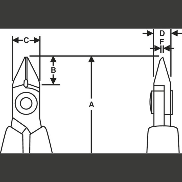 Productafbeelding Bahco Elektronische zijsnijders (125 mm)