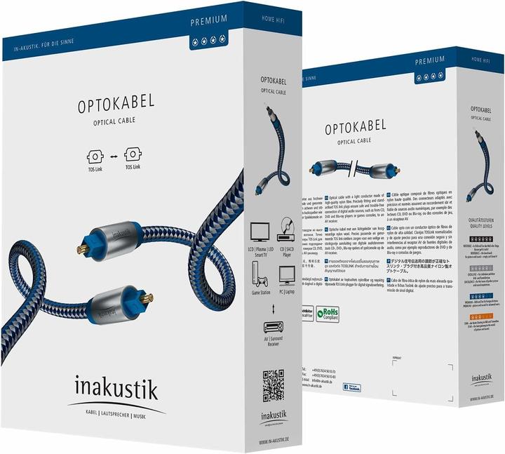 Produktbild Inakustik Digital Opto (5 m, Toslink Kabel)