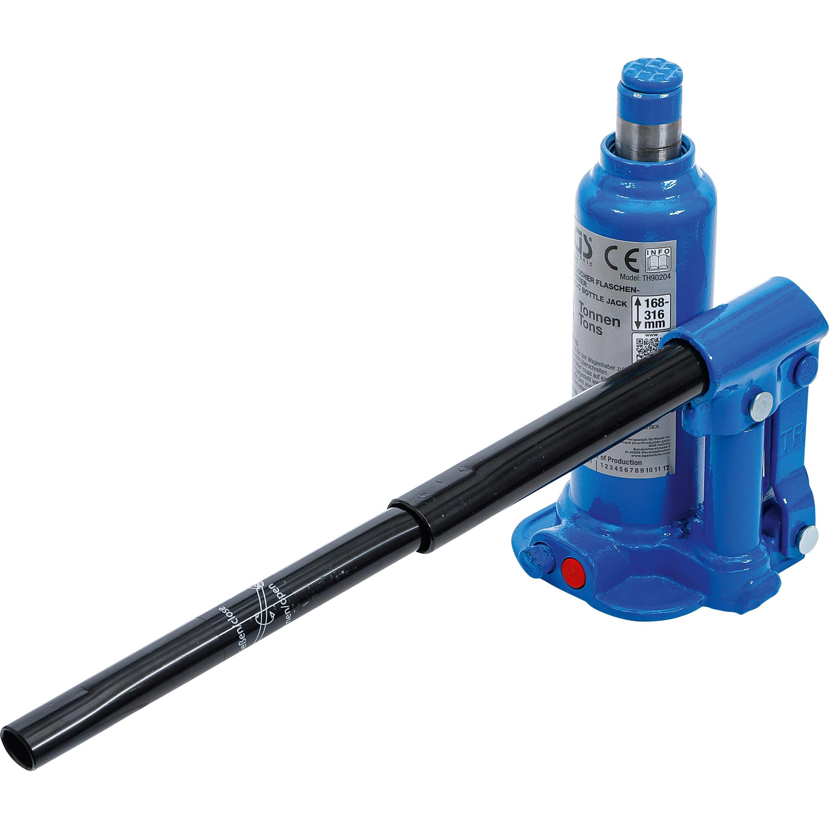 Thumbnail - BGS, Wagenheber, Hydraulischer Flaschen-Wagenheber 2 t