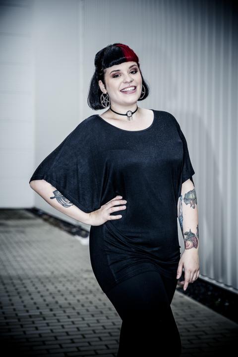 Produktbild Gothicana by EMP Lace Back Bat Wings (L)