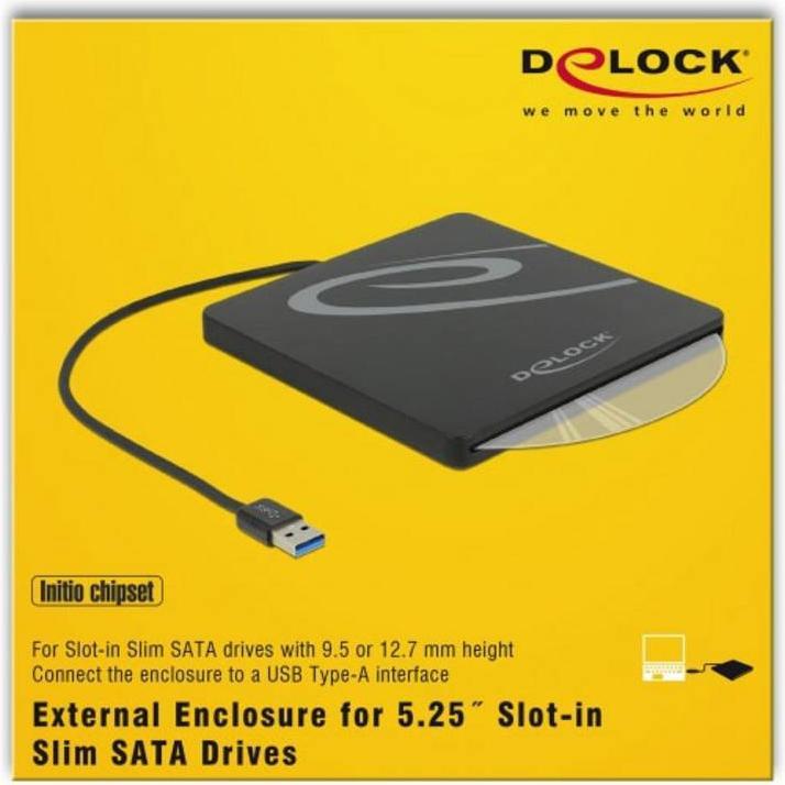Immagine prodotto Delock 5.25 Involucro SATA, DVD-ROM (5.25")
