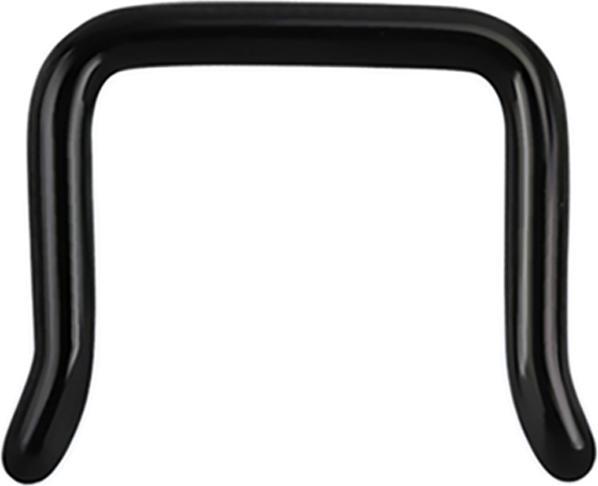 Immagine prodotto Star Piercing Anello del setto a U angolato nero (Acciaio chirurgico 316L, senza ottone)