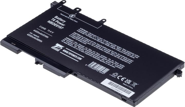 Image du produit T6 Power Batterie Dell Latitude 5280, 5290, 5480, 5490, 5580, 5590,,, 3cell, Li-pol (3 cabines, 4450 mAh)