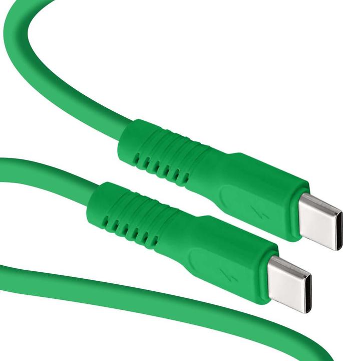 Produktbild Forever COLORUM Kabel USB-C - USB-C 1,8m 3A CK60-CC-04 xGreen (1.80 m, USB 3.2 Gen 1, 60 W)
