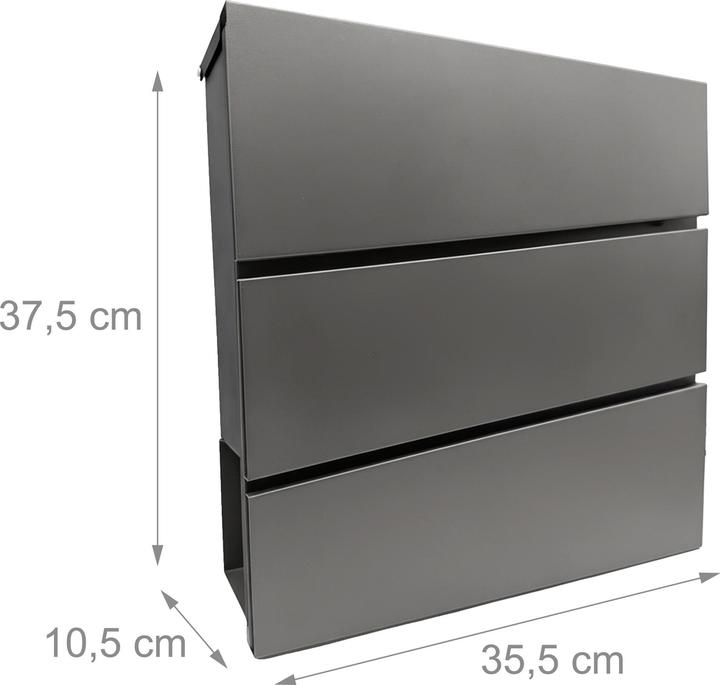 Actual product image Relaxdays letterbox