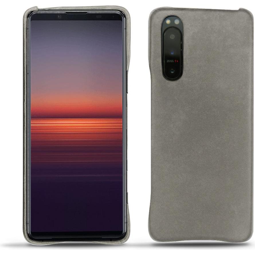Noreve Lederschutzhülle (Sony Xperia 5 II), Smartphone Hülle, Grau