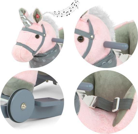 Actual product image Mally Rocking horse Polly Pink Milly